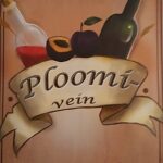Veinipudeli etikett Ploomivein